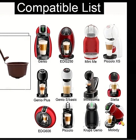 Dolce gusto uyumlu kapsül