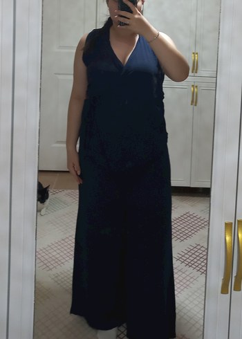 Lacivert Kruvaze Yandan Bağlı Alt Üst Takım - Görsel 2