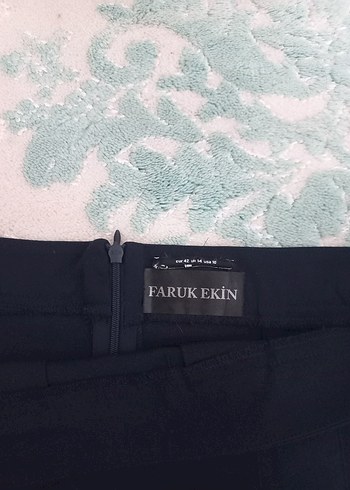 Kadın Lacivert Pileli Mini Etek - Görsel 2