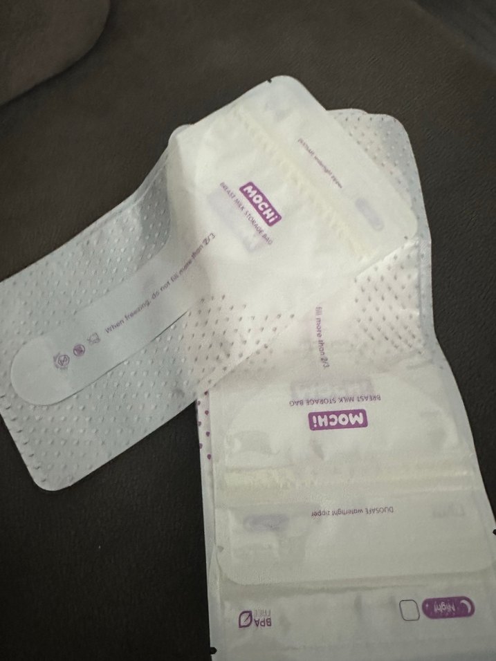 Beyaz MOCHI Süt Saklama Poşeti - Görsel 2