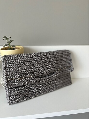 Beden El Örgüsü Clutch Çanta