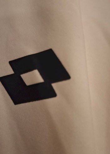 Erkek Beyaz Fermuarlı Sweatshirt LOTTO eşofman üstü - Görsel 5