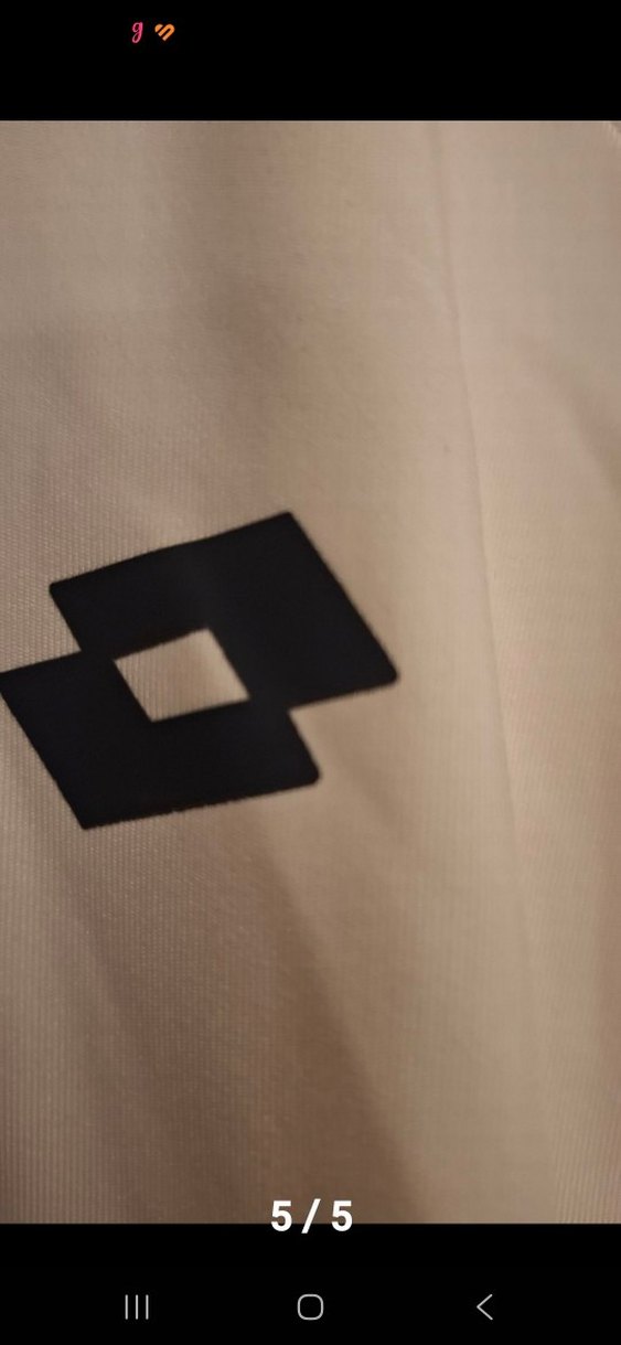 Erkek Beyaz Fermuarlı Sweatshirt LOTTO eşofman üstü - Görsel 5