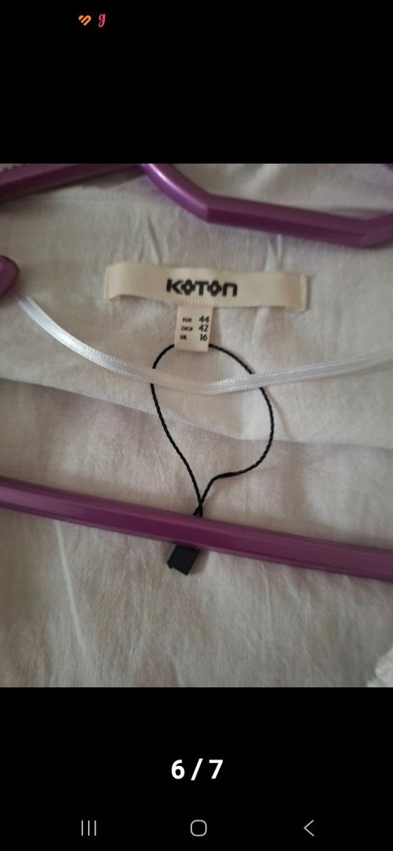 V Yaka Fırfırlı Nakışlı Bohem Kadın Bluz - Görsel 4