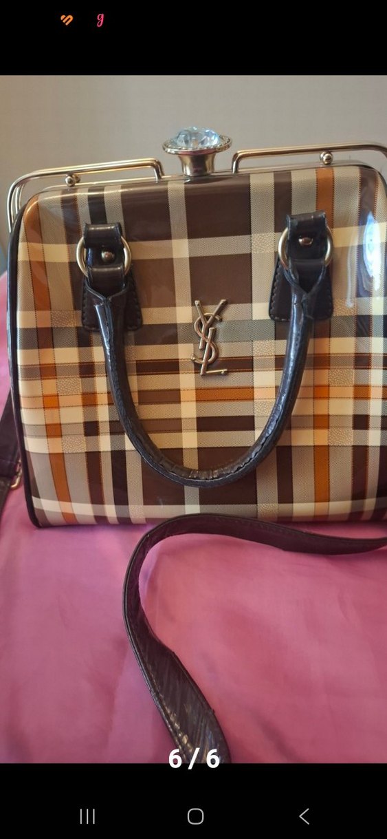 Kahverengi Deri Kadın Omuz Çantası - Görsel 5