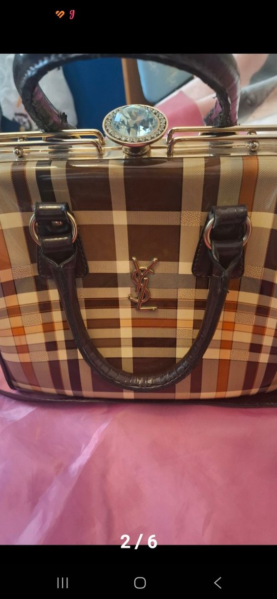 Kahverengi Deri Kadın Omuz Çantası - Görsel 2