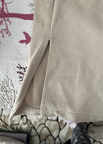 diğer Beden Bej Rahat Kesim Kadın Kumaş Pantolon