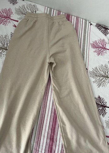 H&M Bej Rahat Kesim Kadın Kumaş Pantolon