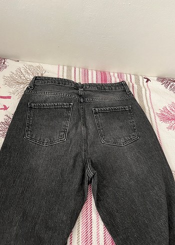 Koton Gri Regular Fit Denim Kadın Pantolon