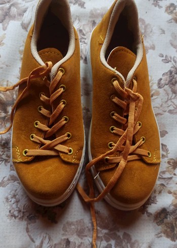Diğer Hardal Suet Sneaker