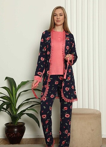Diğer 3 lü set pijama takımı