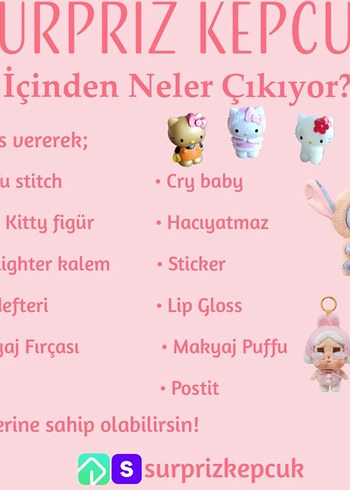 Nars Pembe Çilek Desenli Pastel Tasarım