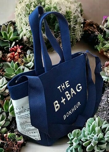 B+Bag Kanvas Kumaş Kadın Çantası 