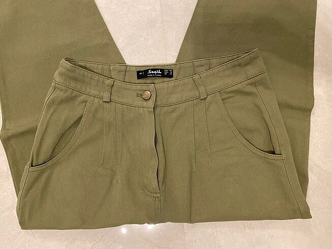 40 Beden Seçil havuç model kot kumaş pantolon