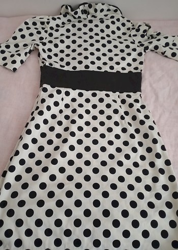 puantiyeli elbise - Görsel 3