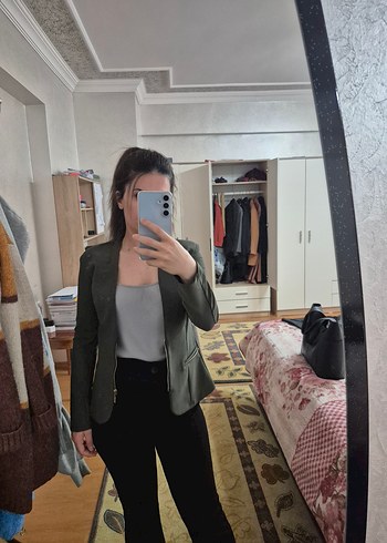 Yeşil Kadın Blazer ceket - Görsel 2