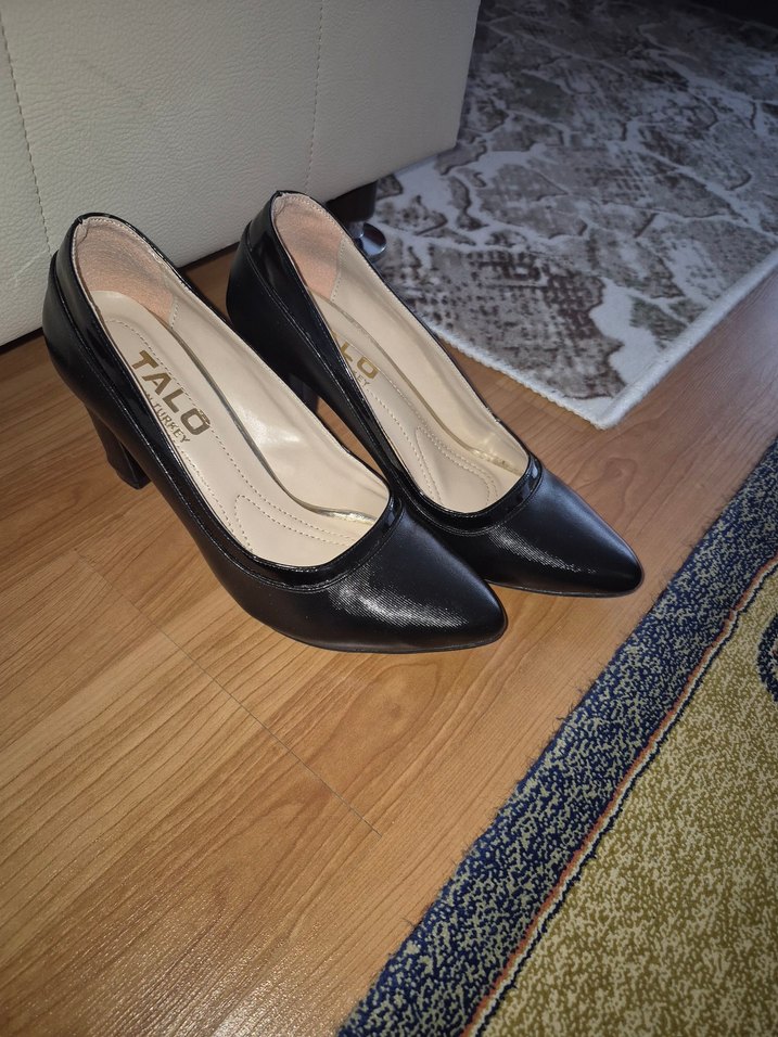 Kadın Siyah Modern Klasik Topuklu Ayakkabı - Görsel 2