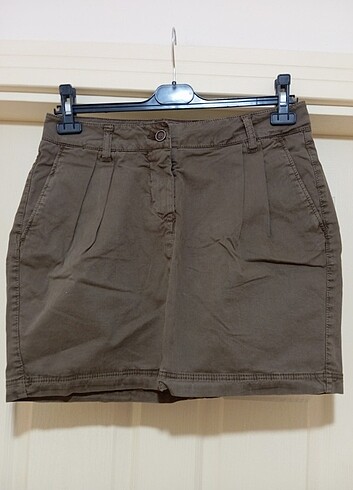 LUFIAN JEANS/KANVAS MİNİ ETEK