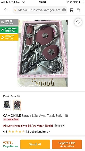  Beden pembe Renk Saraylı Ayna Seti