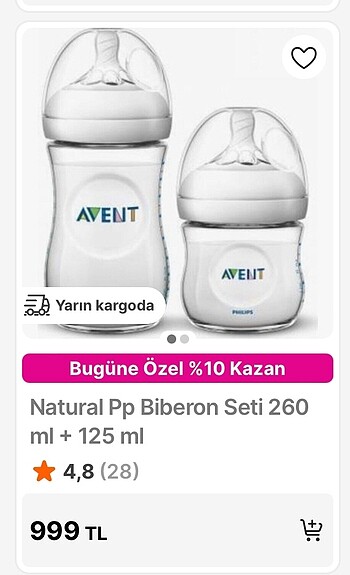 Philips avent biberon