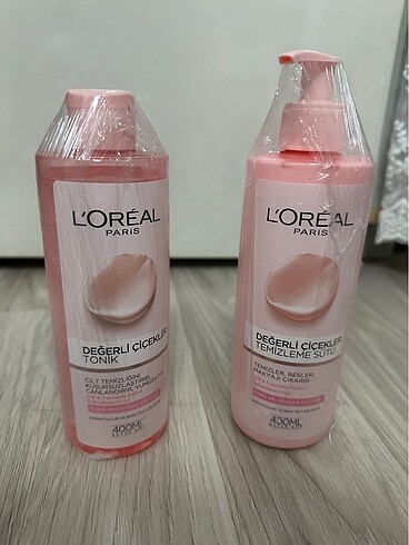 Loreal temizleme sütü ve tonik