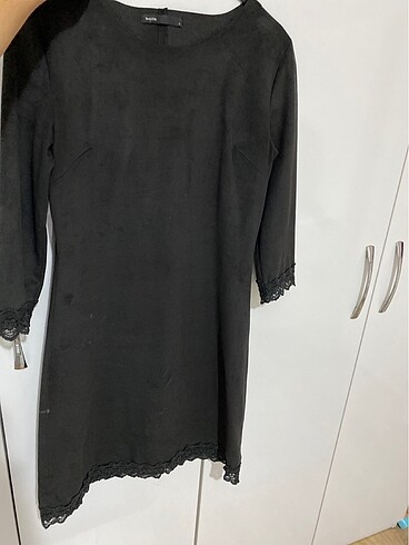 Süet elbise (batik s beden)