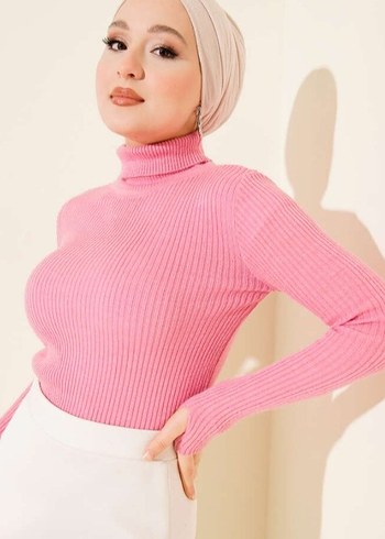 Boğazlı Triko Kazak - Görsel 2