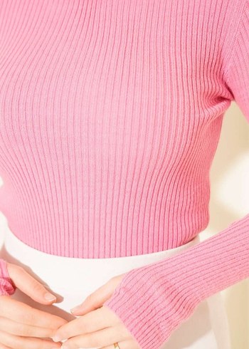 Boğazlı Triko Kazak - Görsel 4