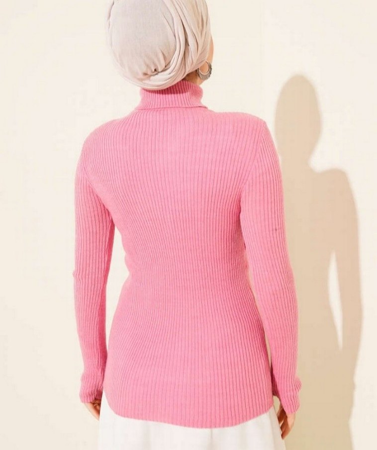 Boğazlı Triko Kazak - Görsel 3