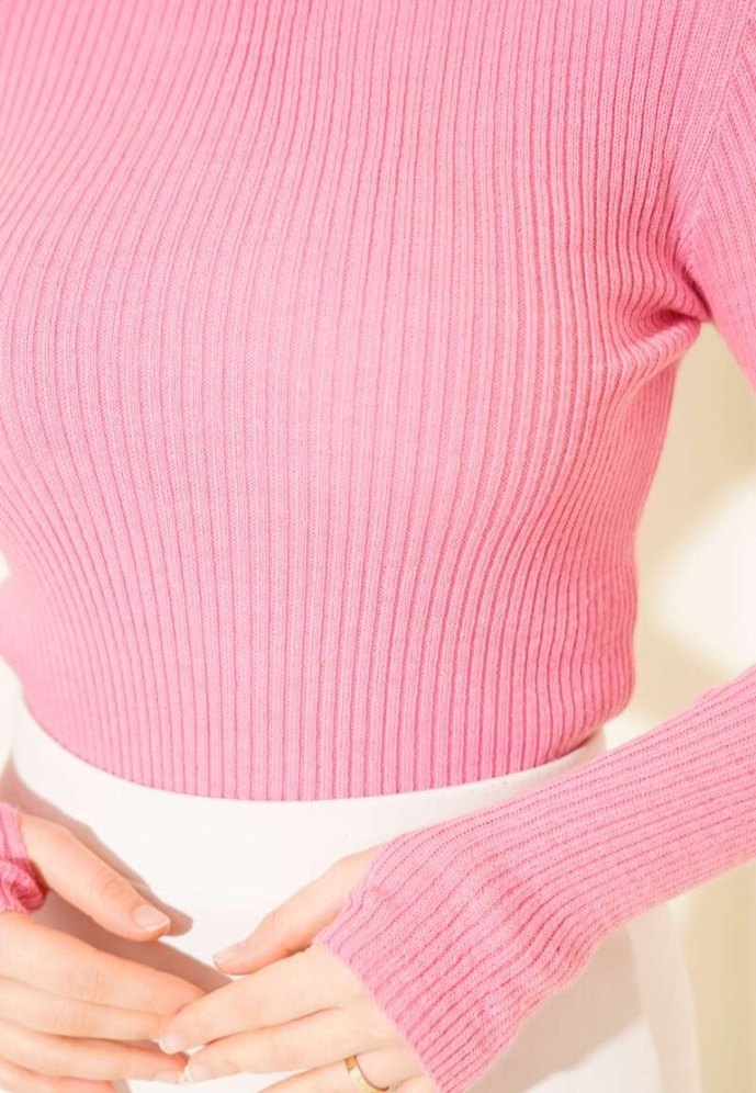 Boğazlı Triko Kazak - Görsel 4