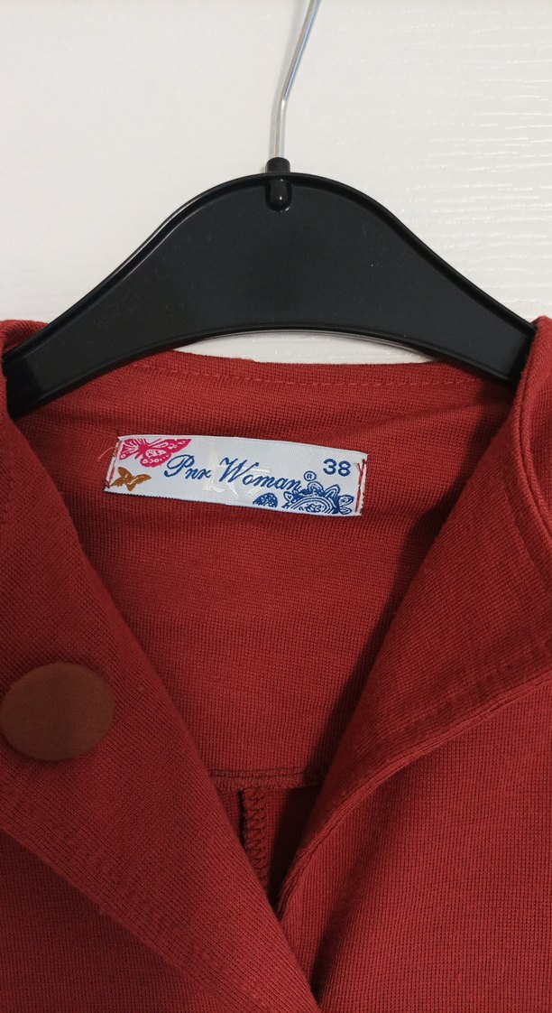 Bordo Süet Kemerli Bohem Kadın Panço - Görsel 3