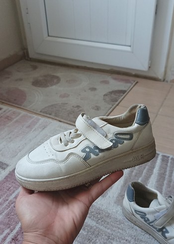 Kız Çocuk Beyaz Günlük Spor Ayakkabı - Görsel 6