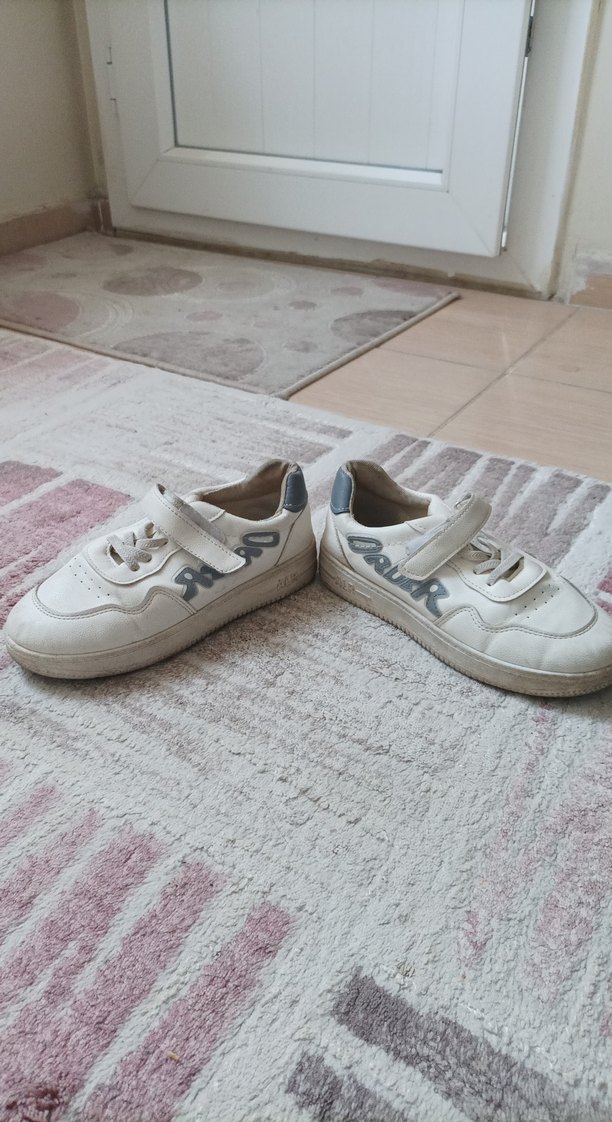 Kız Çocuk Beyaz Günlük Spor Ayakkabı - Görsel 5