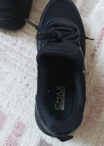 Siyah simli çocuk yada kadın Spor ayakkabı - Görsel 7