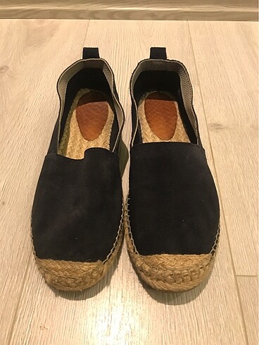 Süet espadril