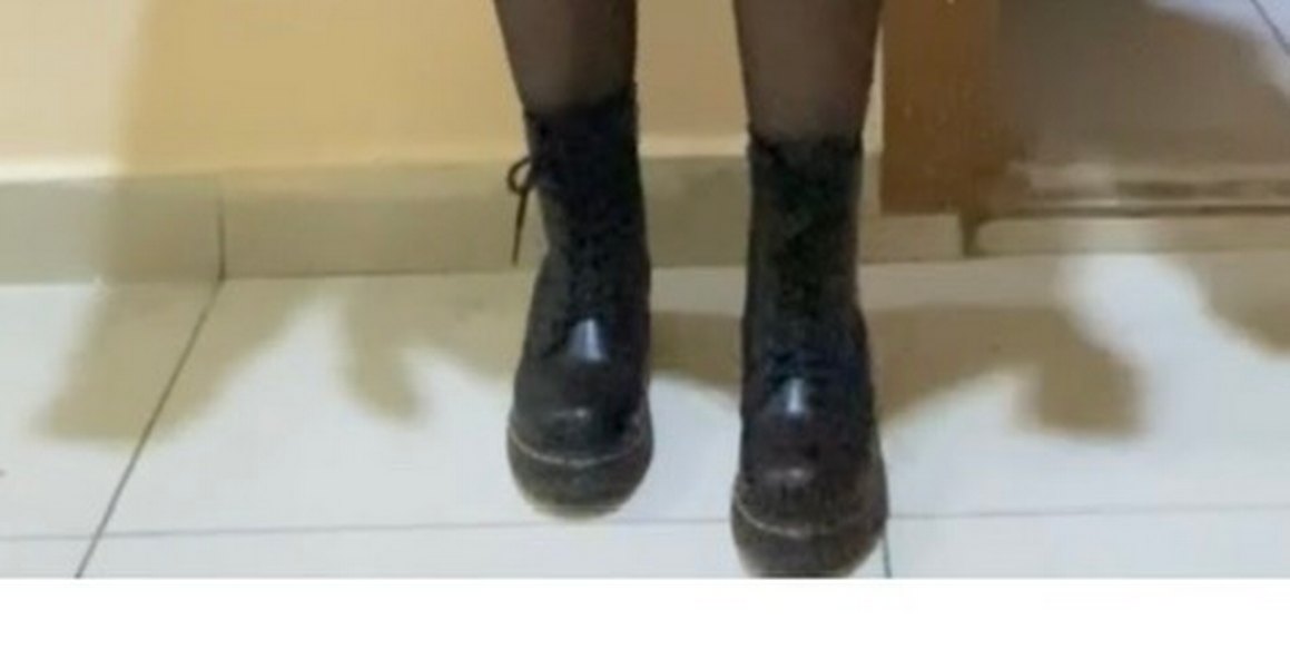 Marjin Siyah Deri Bağcıklı bot - Görsel 5