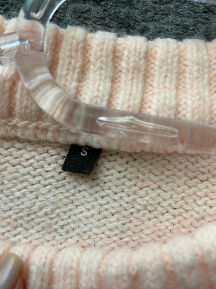 Milla Pembe Örgü Salaş Kadın Kazak - Görsel 3