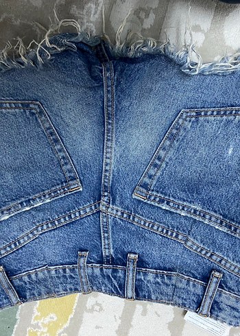 Zara kot şort - Görsel 2