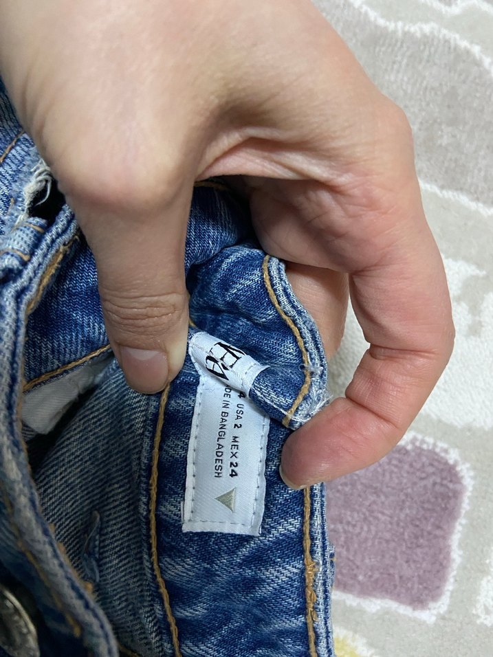 Zara kot şort - Görsel 4