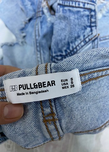 Pull and bear şort tulum - Görsel 3