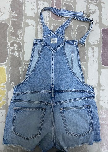 Pull and bear şort tulum - Görsel 2