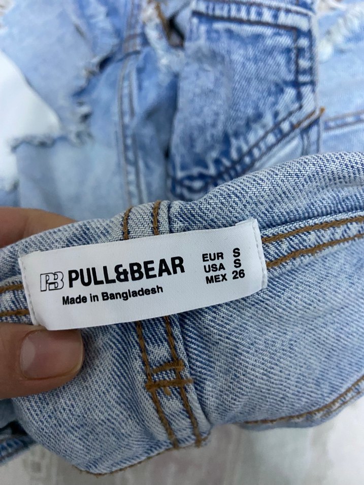 Pull and bear şort tulum - Görsel 3