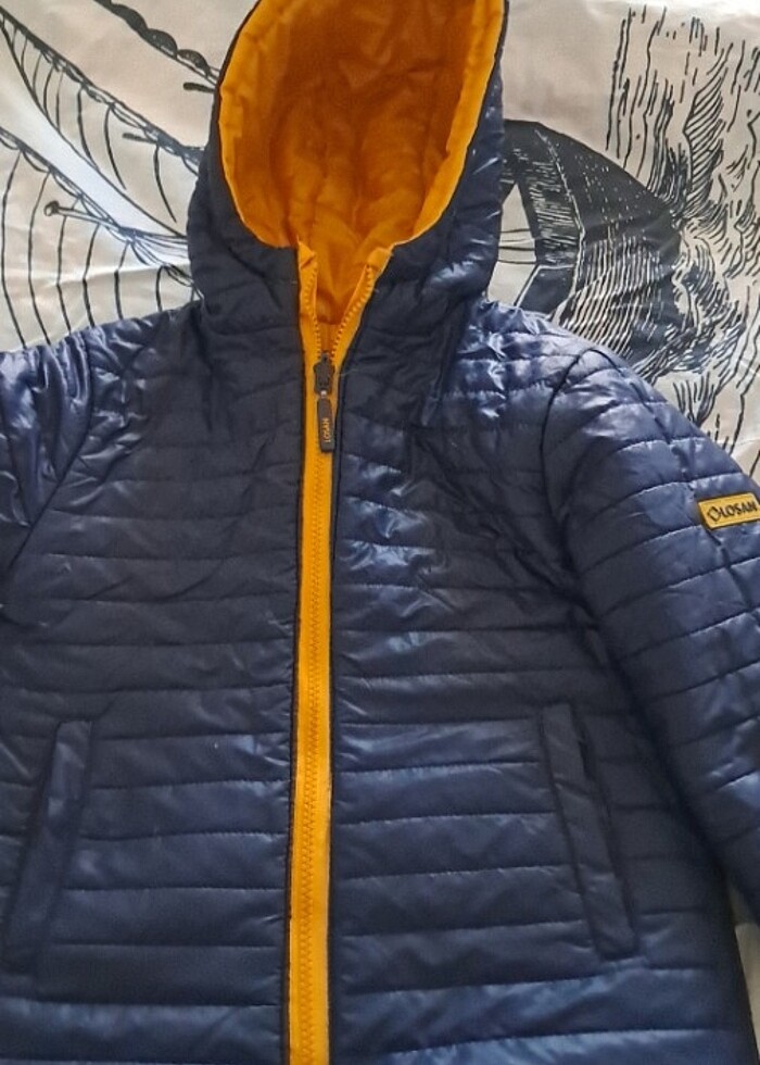 Unisex  çocuk montu 4-5 yaş - Görsel 4