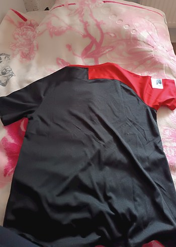 Kinetix Kırmızı Siyah Erkek Spor T-shirt - Görsel 2