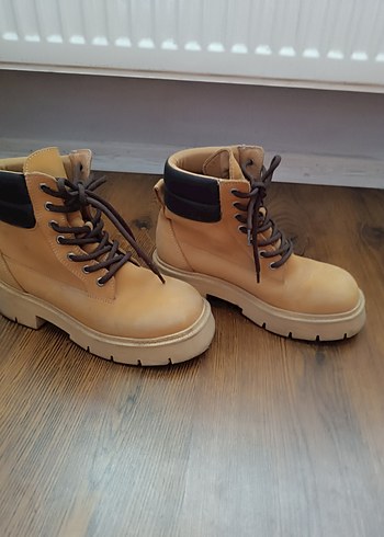 Bej Tokalı Erkek Biker Botu - Görsel 2