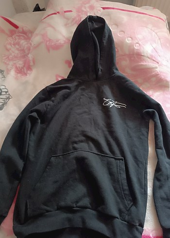 Siyah Kapüşonlu Fermuarlı Erkek Sweatshirt - Görsel 3