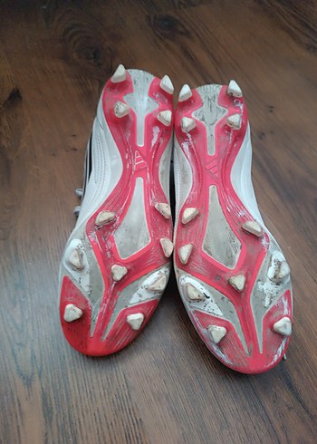 Beyaz Erkek Futbol Ayakkabısı Bağcıklı - Görsel 3