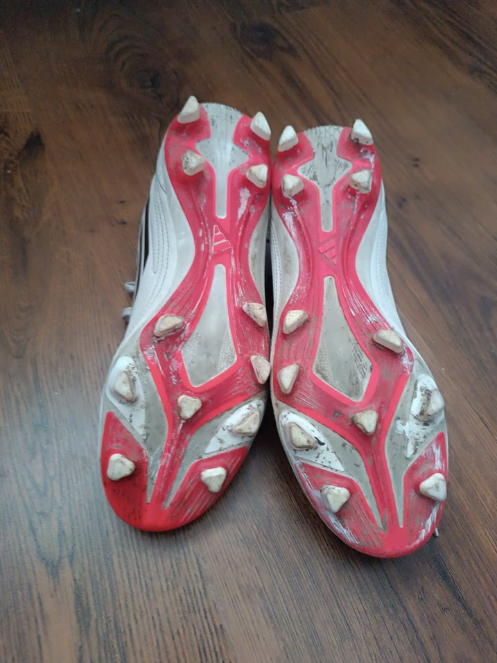 Beyaz Erkek Futbol Ayakkabısı Bağcıklı - Görsel 3