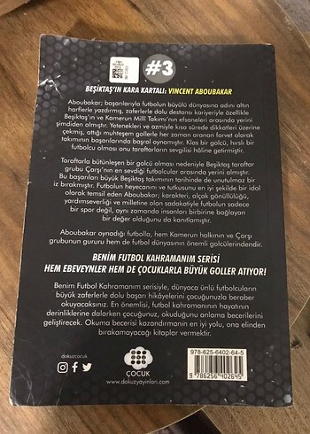 Aboubakar - Benim Futbol Kahramanım Kitabı - Görsel 2