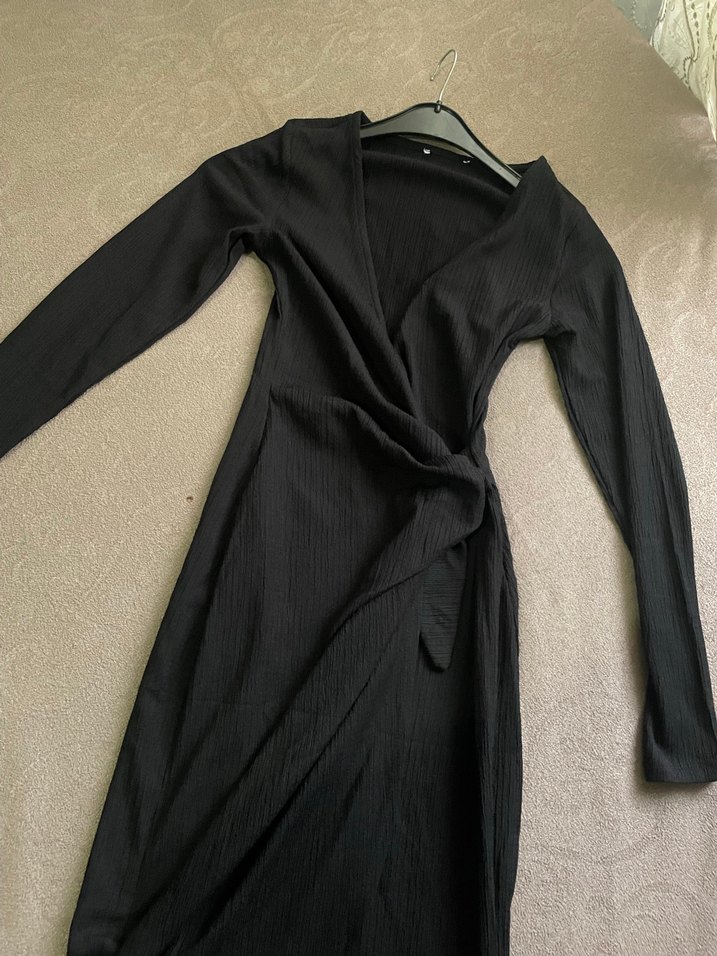 Kadın mango siyah elbise - Görsel 4